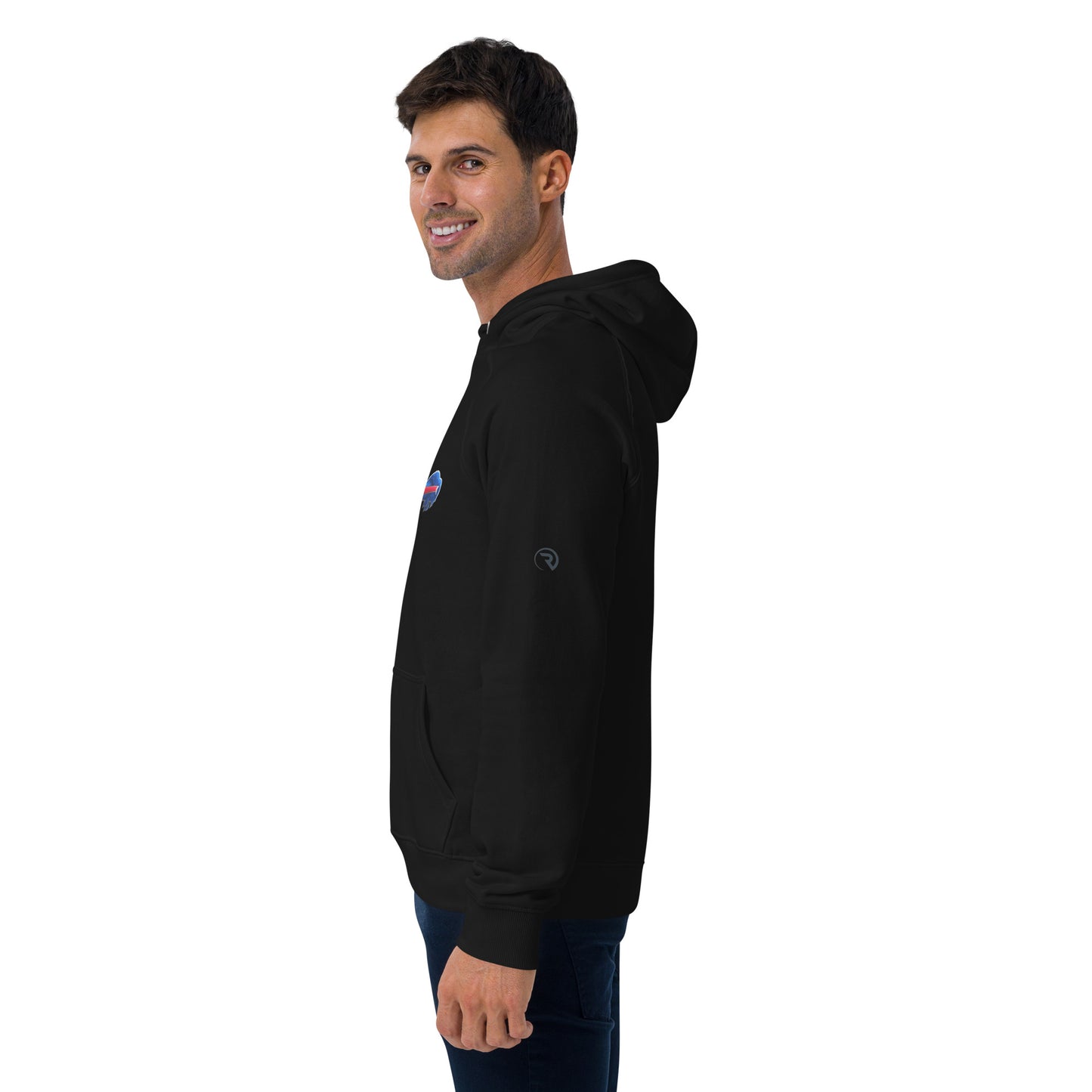 Unisex eco raglan hoodie-buffalo Bills