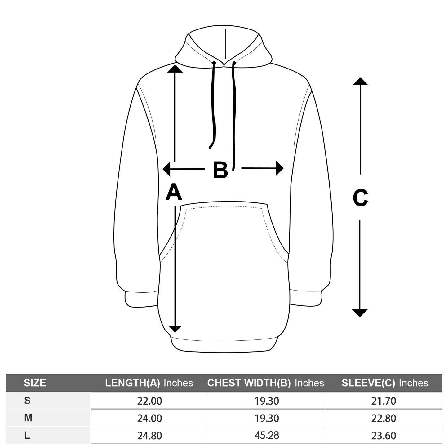 Women's Classic Hoodie(One Side Printing)