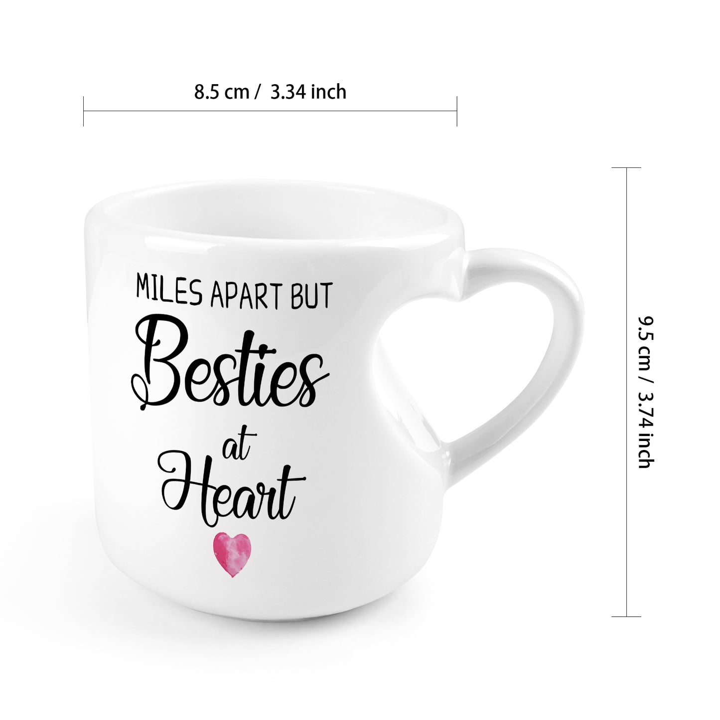 Heart-shaped Mug (10.3 OZ)