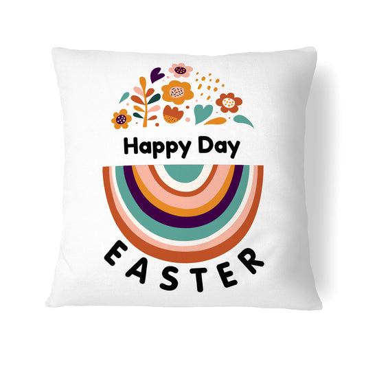 Customized  Throw Pillow Cover 20"x20" - Happy Easter, Personalized Easter Gifts