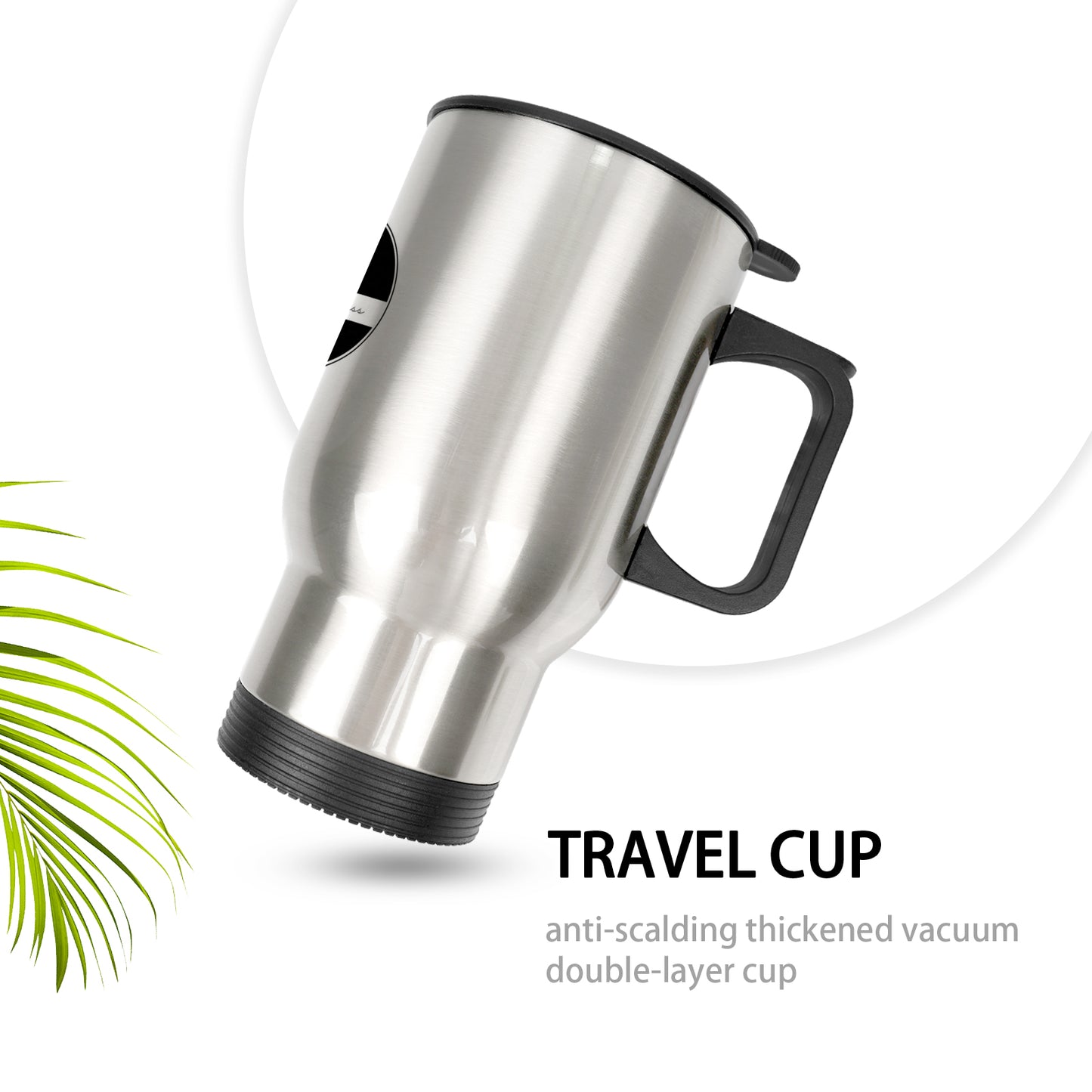 Travel Mug (Silver) (14 Oz)