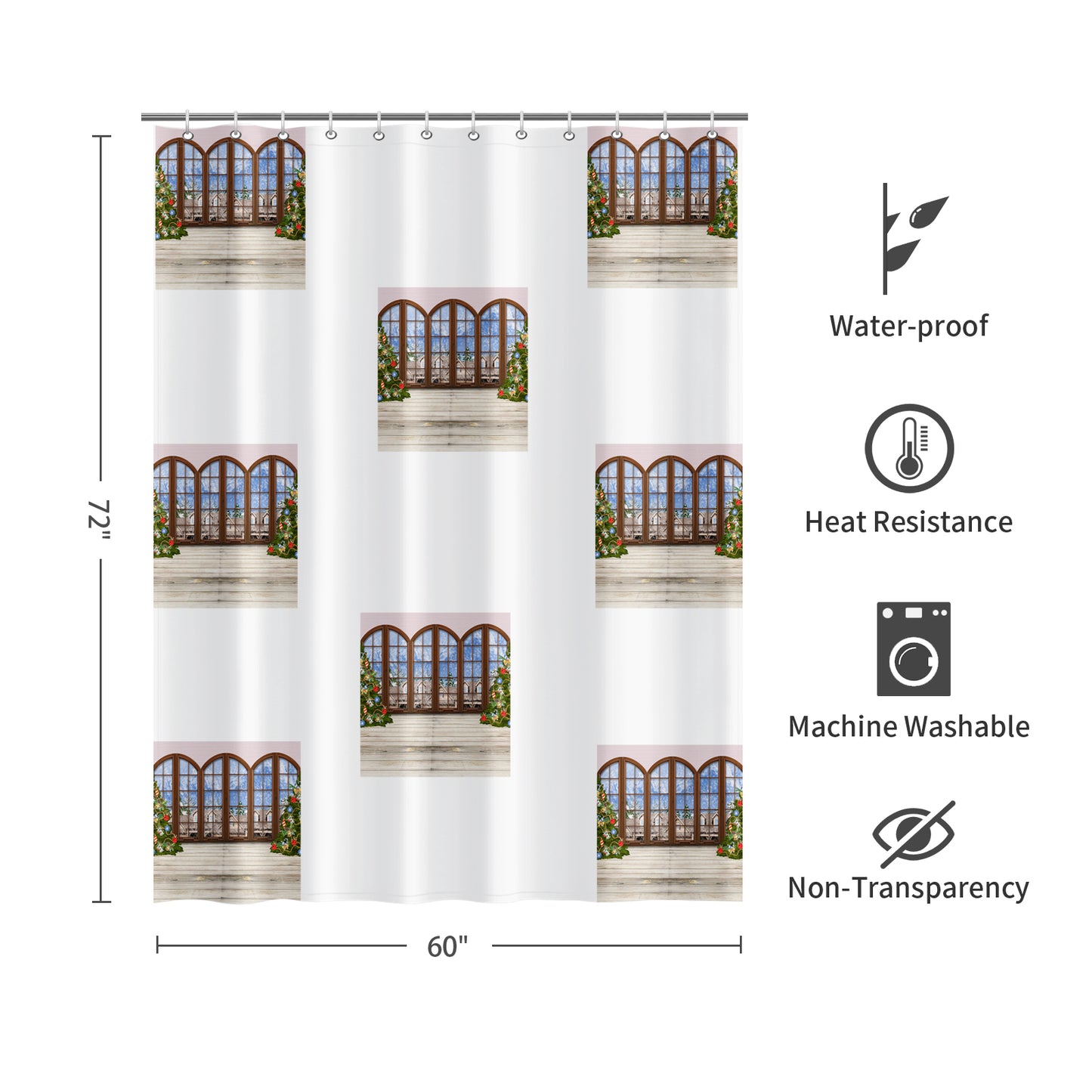 Shower Curtain 60"x72"