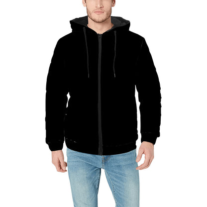 Men's Hooded Bomber Jacket(ModelH42)