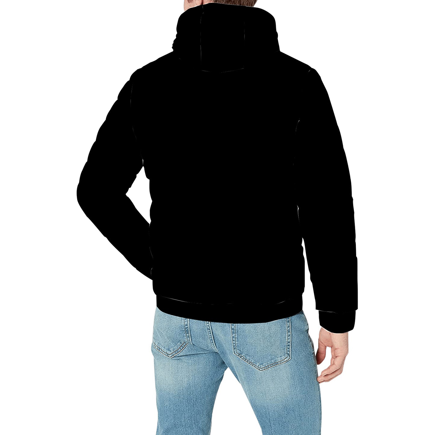 Men's Hooded Bomber Jacket(ModelH42)