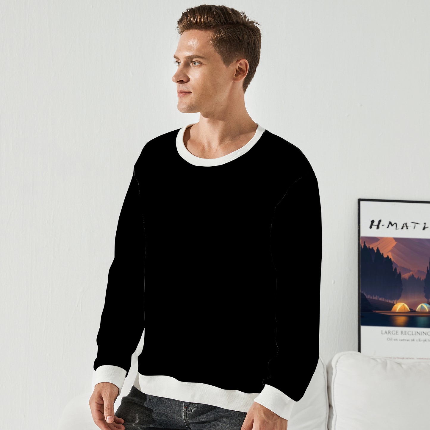 Round neck thread sweater (male)