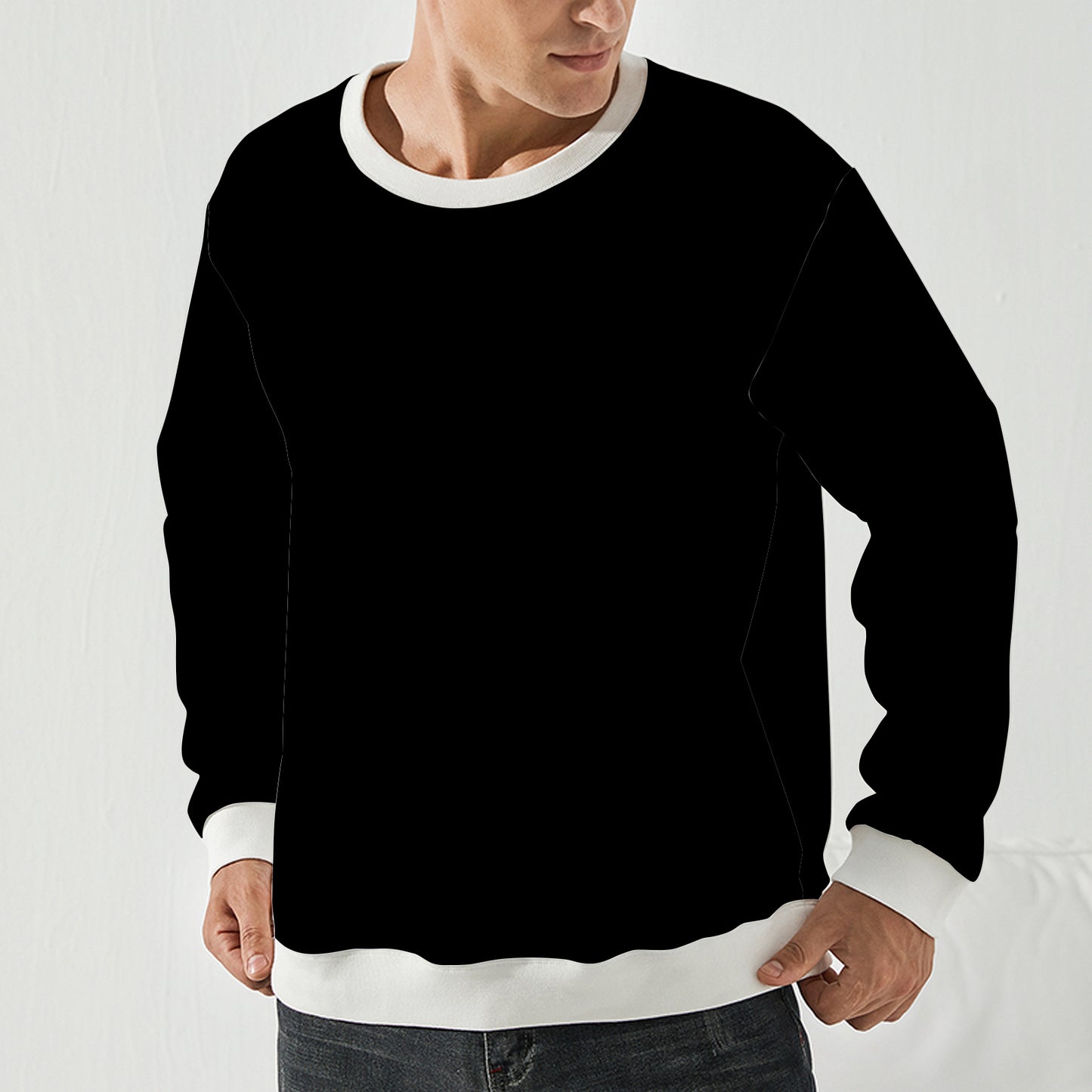 Round neck thread sweater (male)