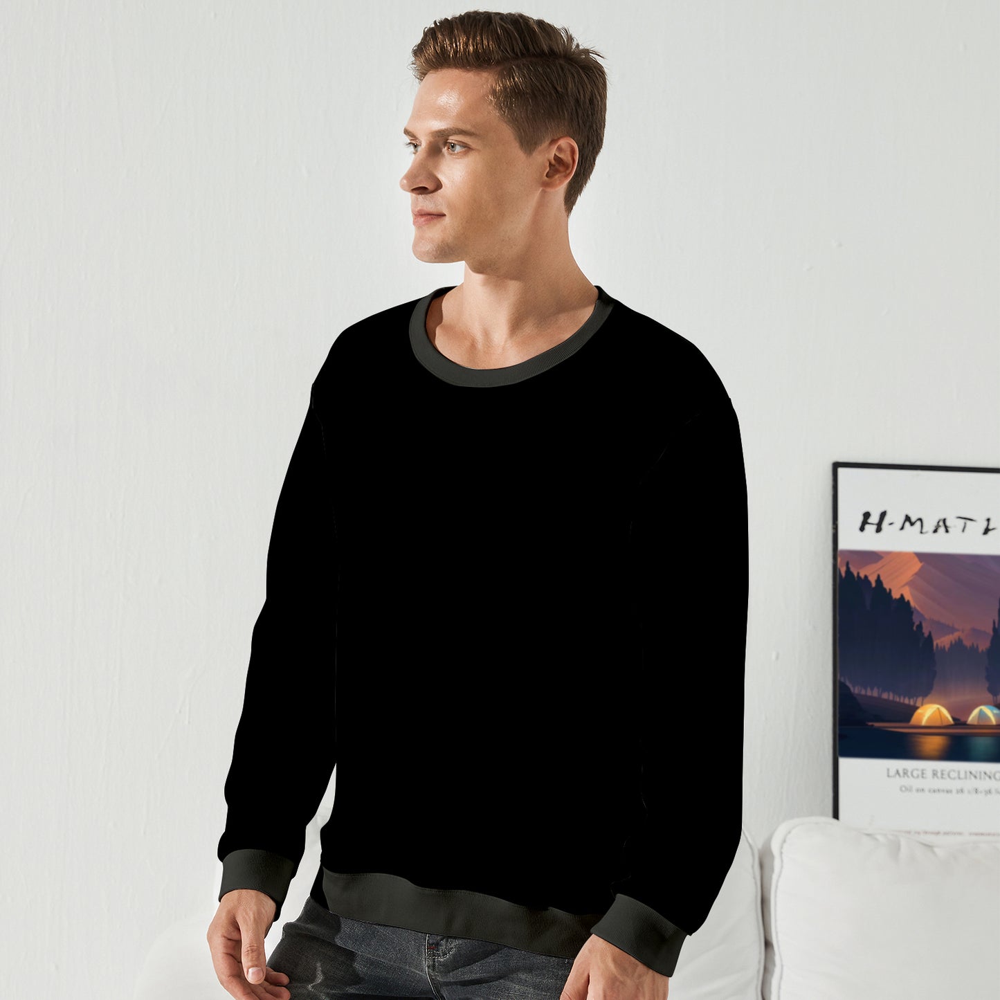 Round neck thread sweater (male)