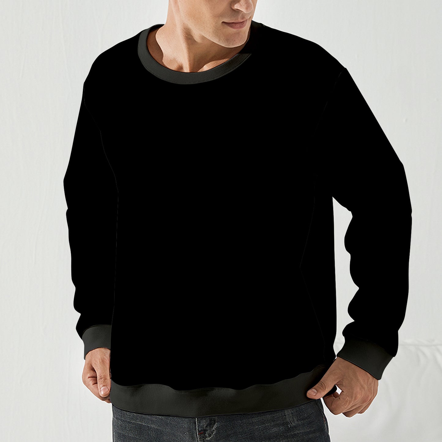 Round neck thread sweater (male)