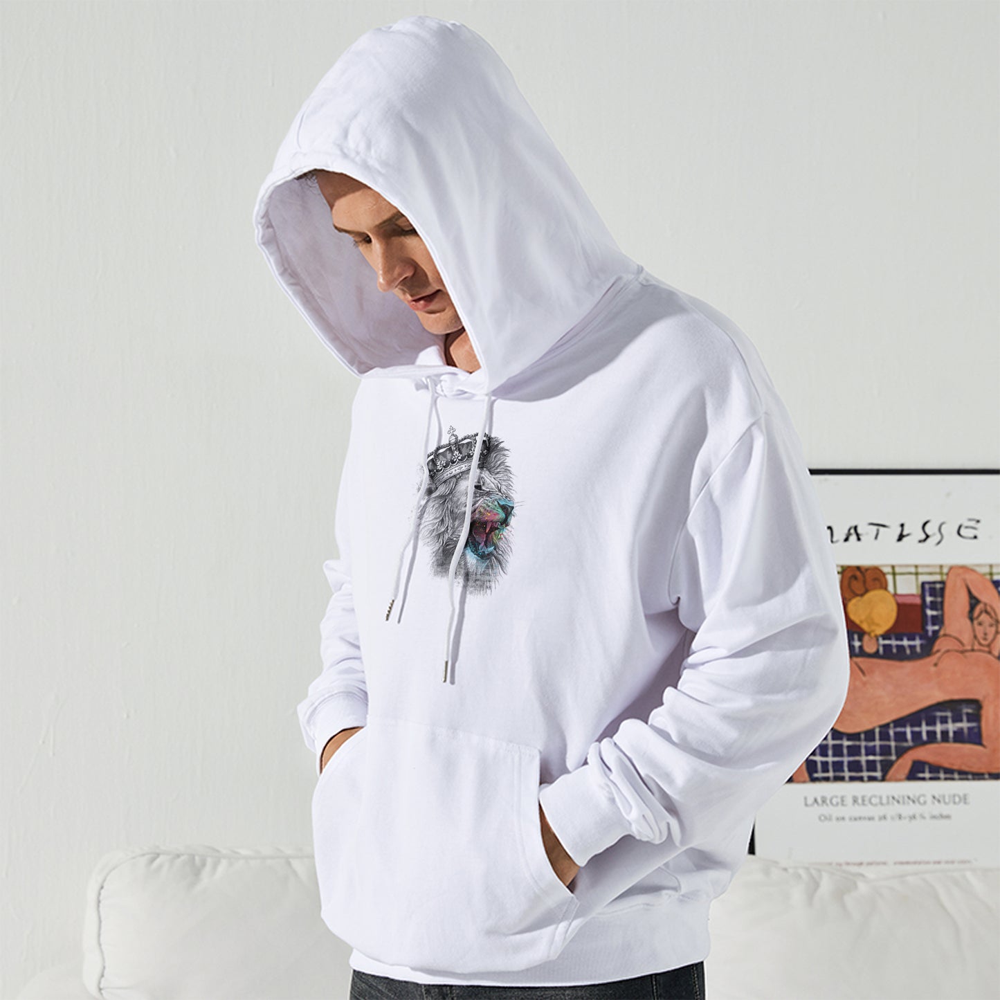 Men's All Over Print Hoodie (USA Size) (Model H13)