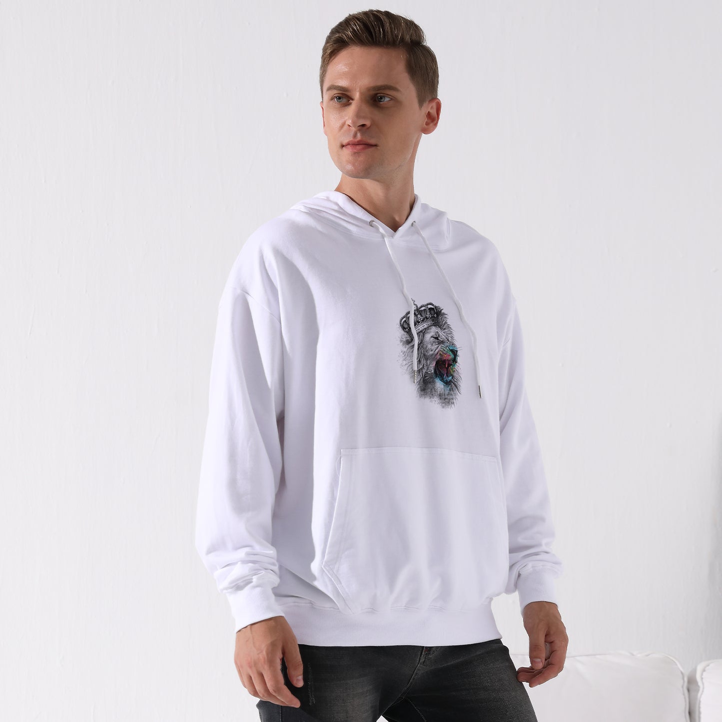 Men's All Over Print Hoodie (USA Size) (Model H13)