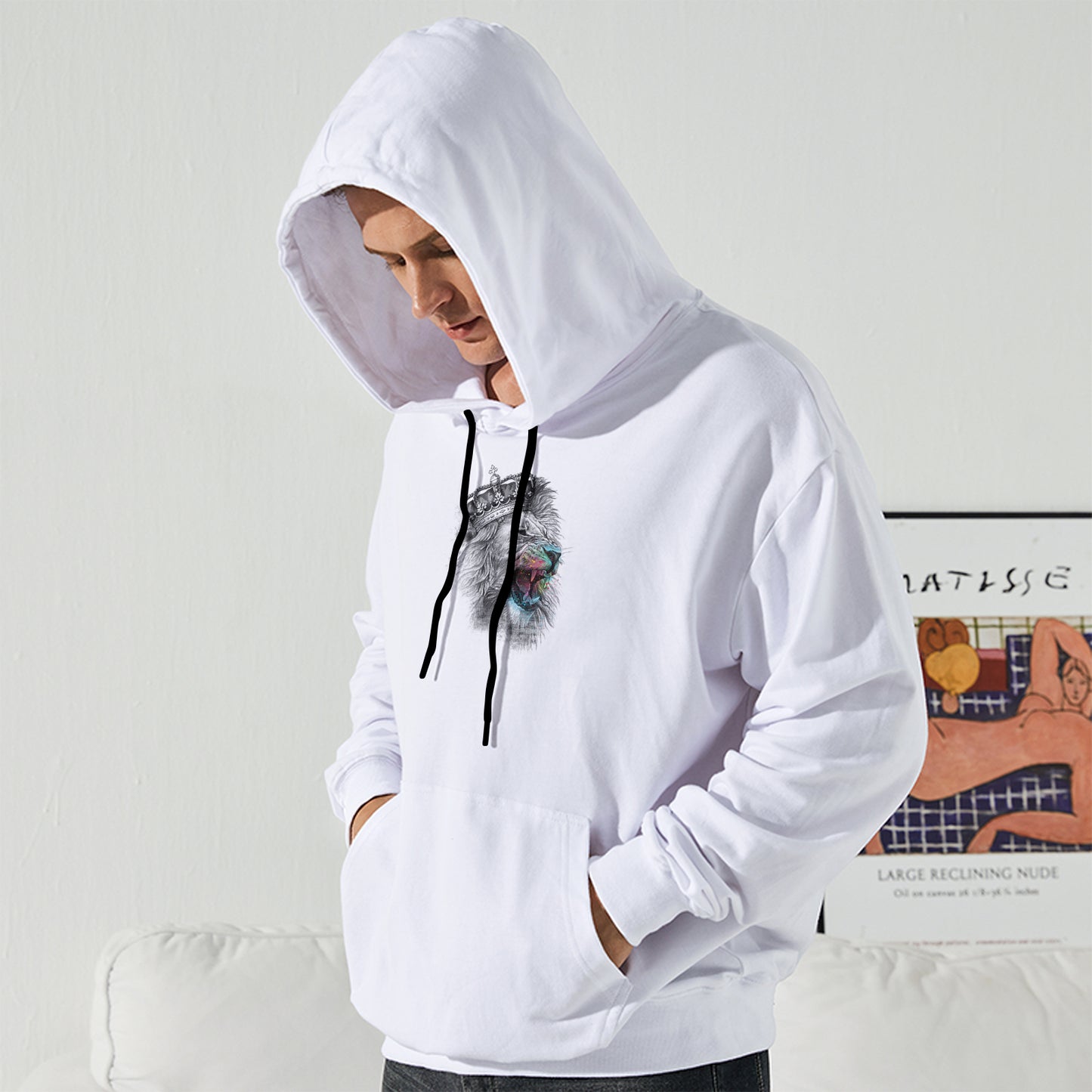 Men's All Over Print Hoodie (USA Size) (Model H13)