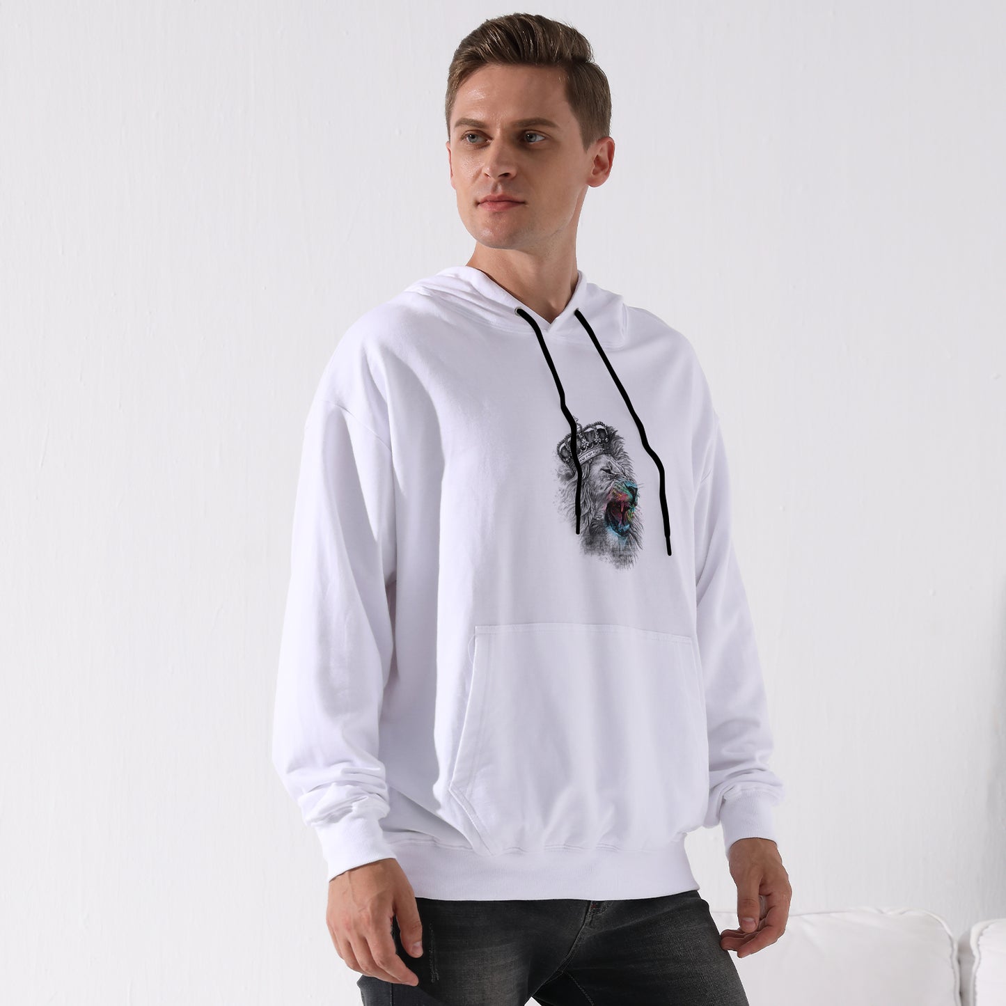 Men's All Over Print Hoodie (USA Size) (Model H13)