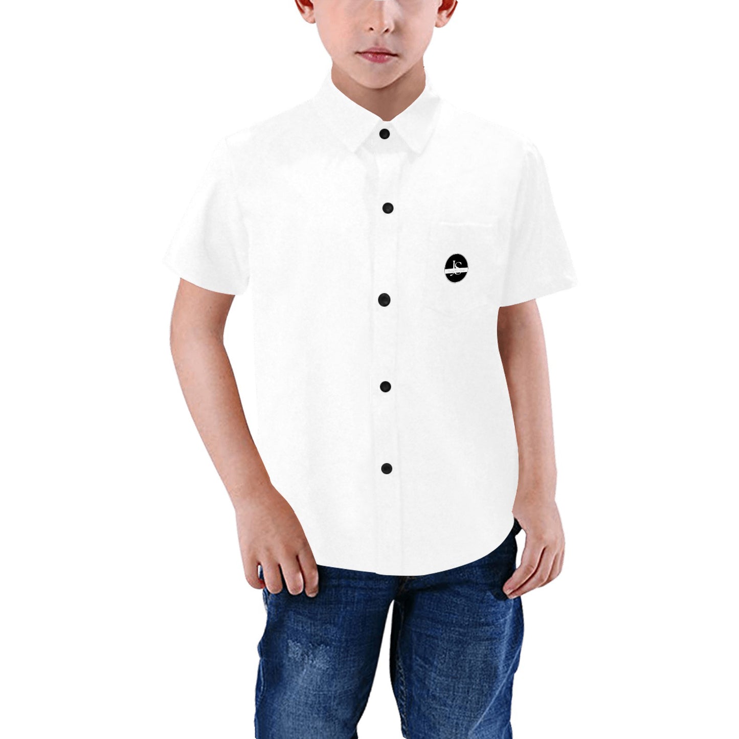 Kid's All Over Print Short Sleeve Shirt (Model T59)