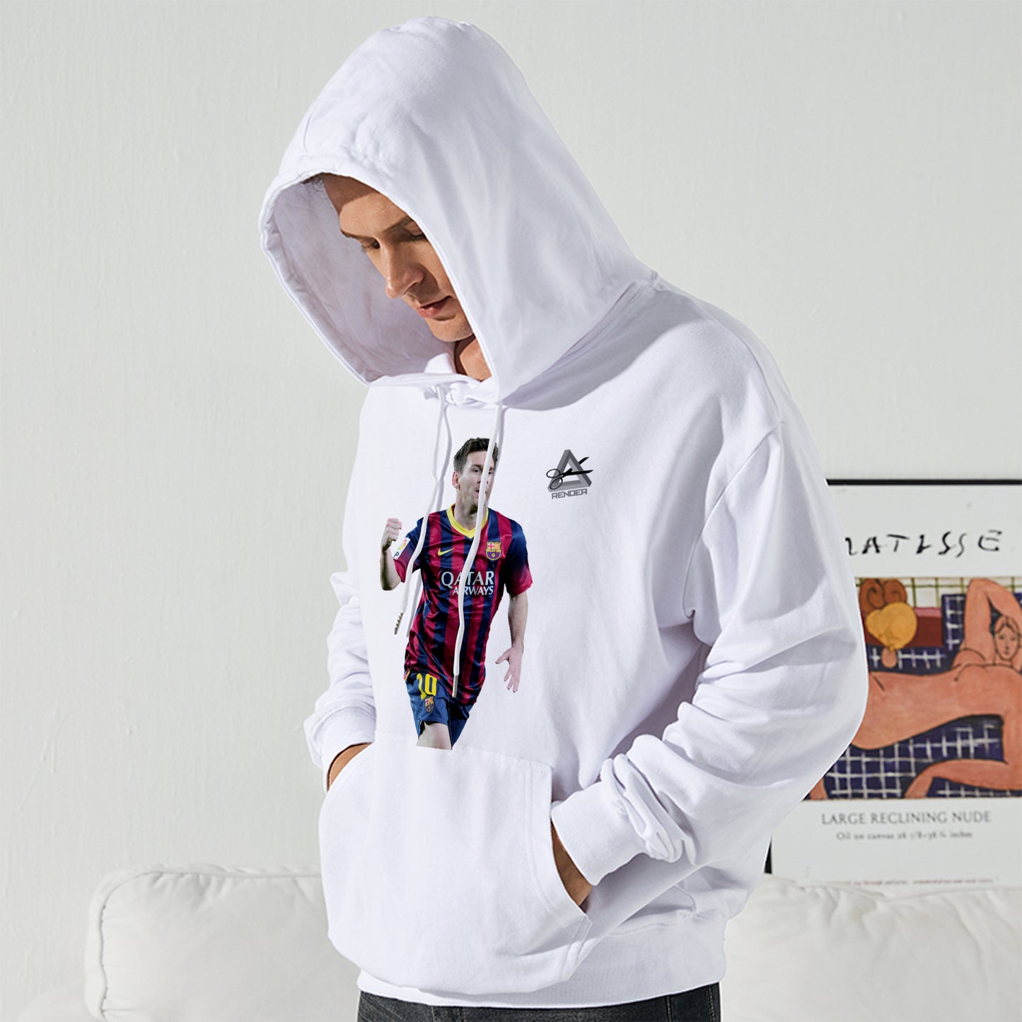 Men's All Over Print Hoodie (USA Size) (Model H13)