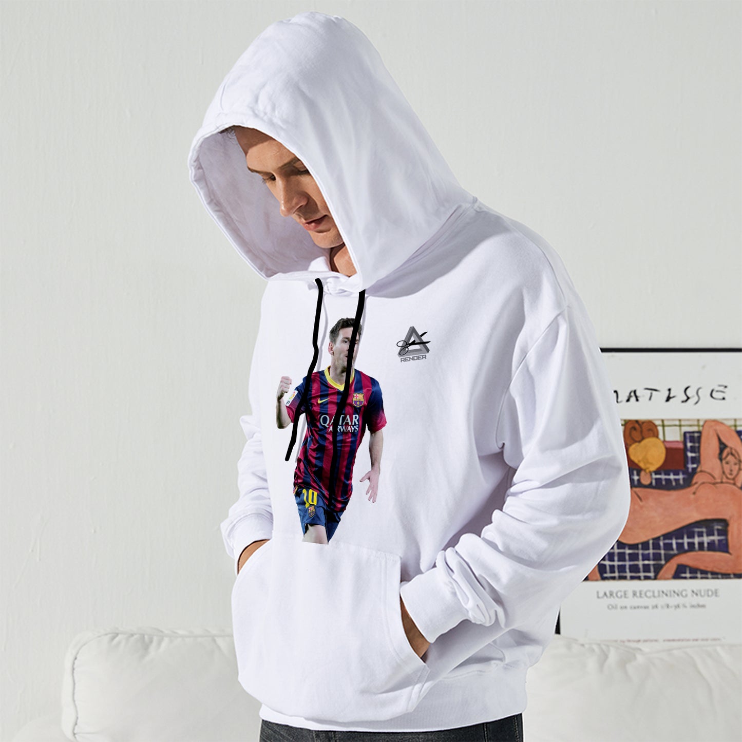 Men's All Over Print Hoodie (USA Size) (Model H13)