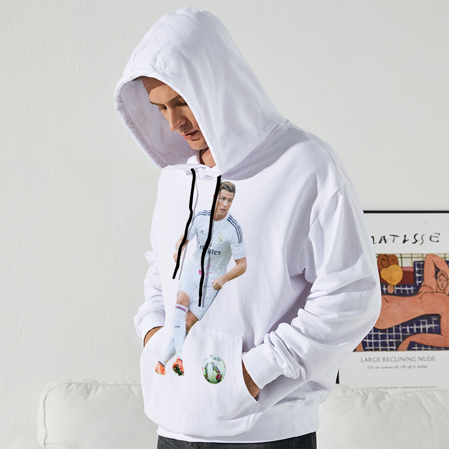 Men's All Over Print Hoodie (USA Size) (Model H13)