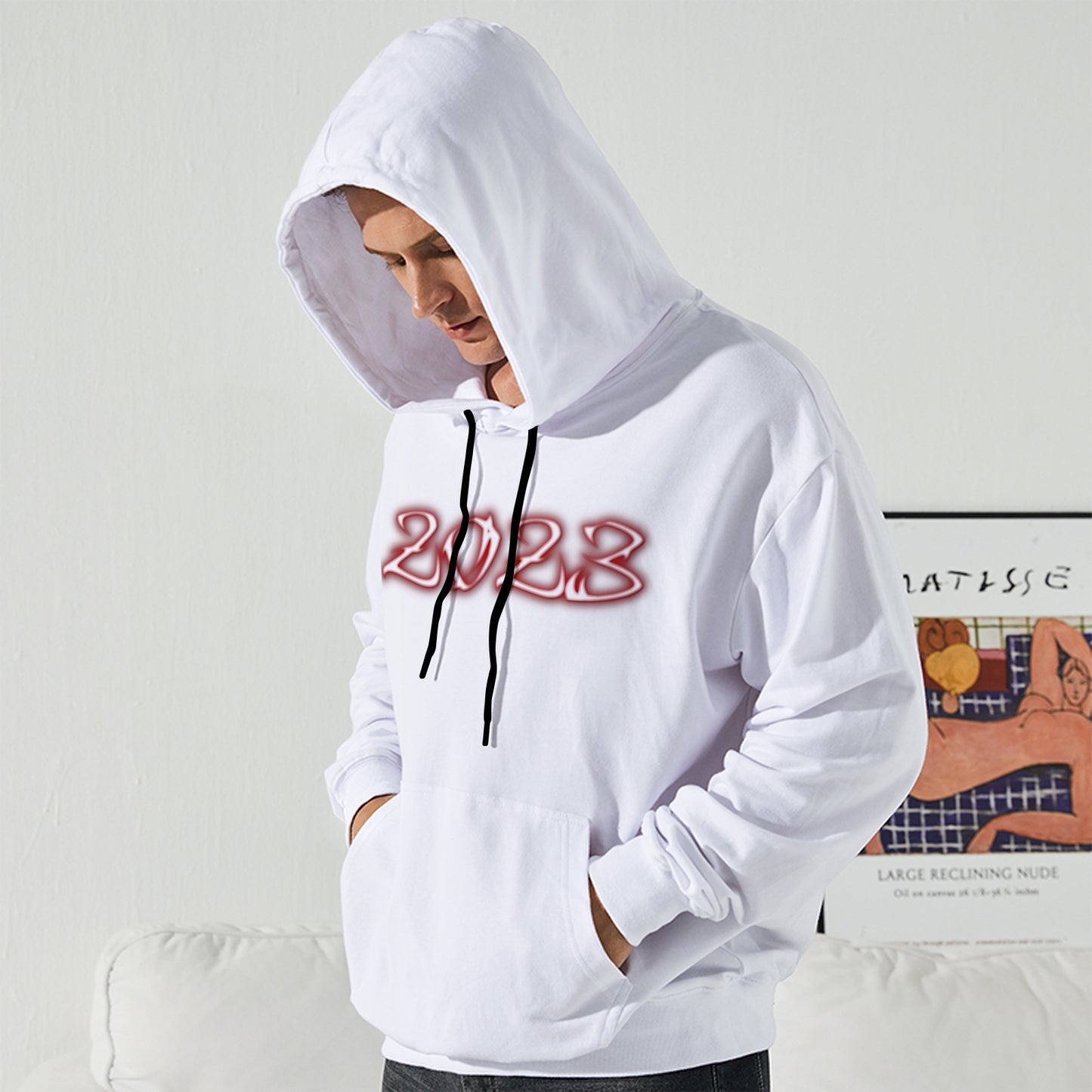 Men's All Over Print Hoodie (USA Size) (Model H13)