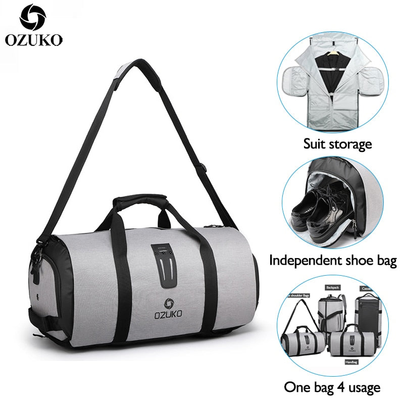 Men's Waterproof Multifunction Travel Bag