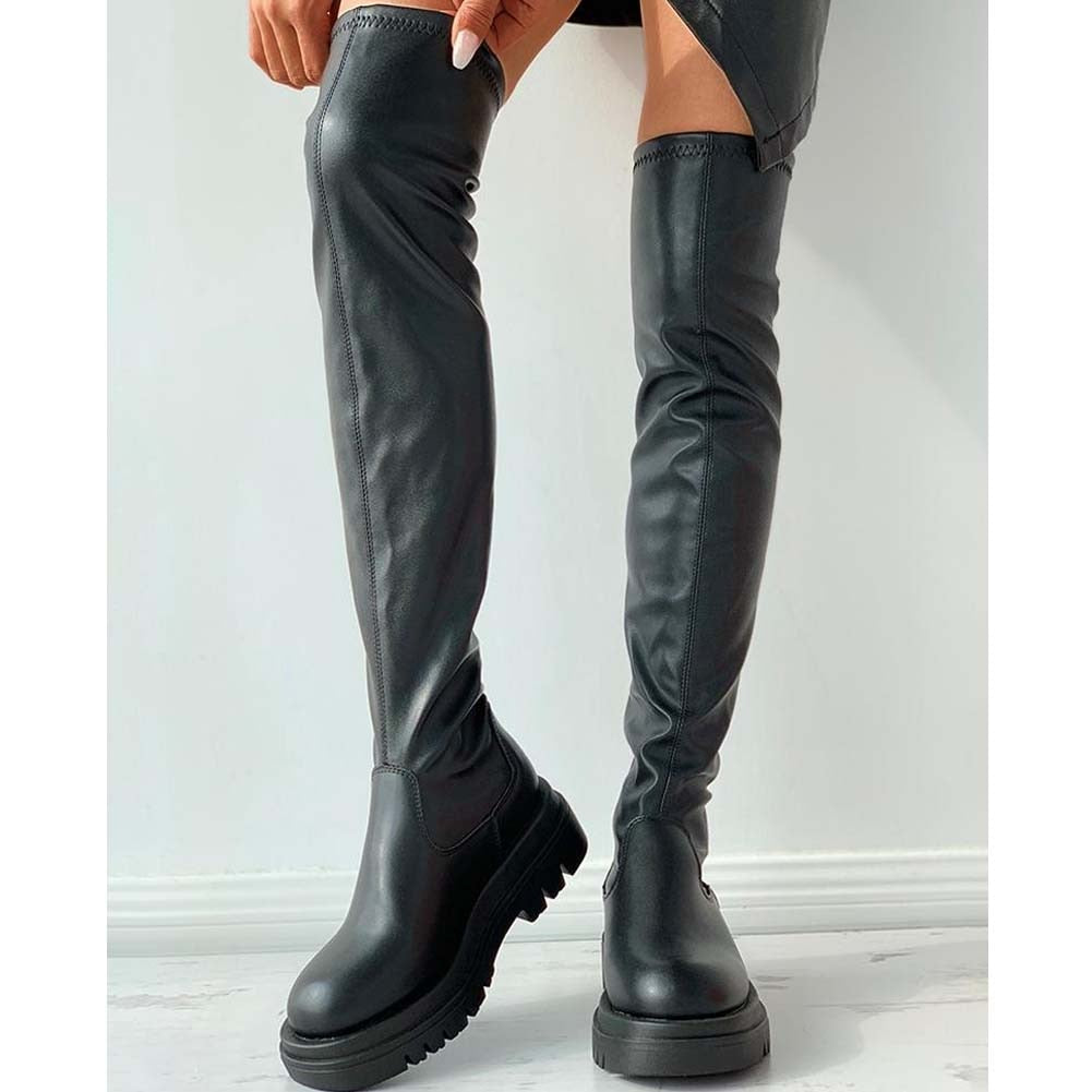 Female Platform Thigh High Boots