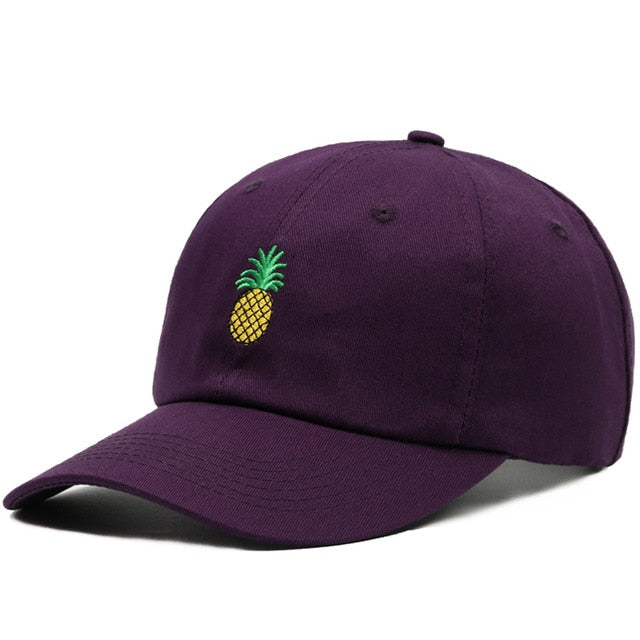 Baseball Cap Women Men Pineapple Embroidery dad hat Trucker Fashion Unisex Snapback hip hop cap Summer Hats Streetwear casquette