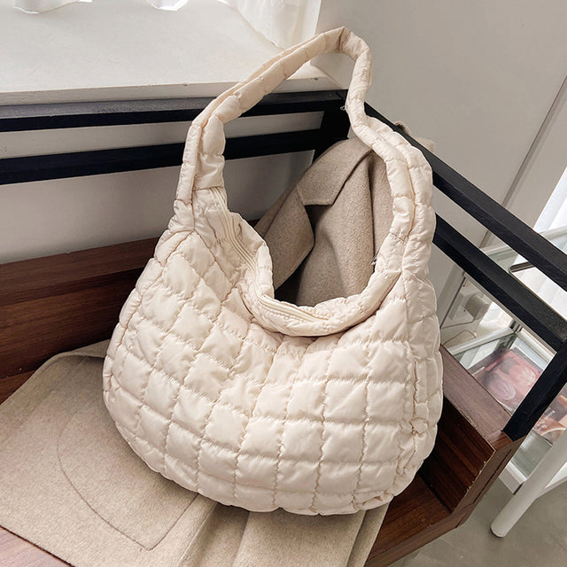 2022 Lattice Pattern Shoulder Bag