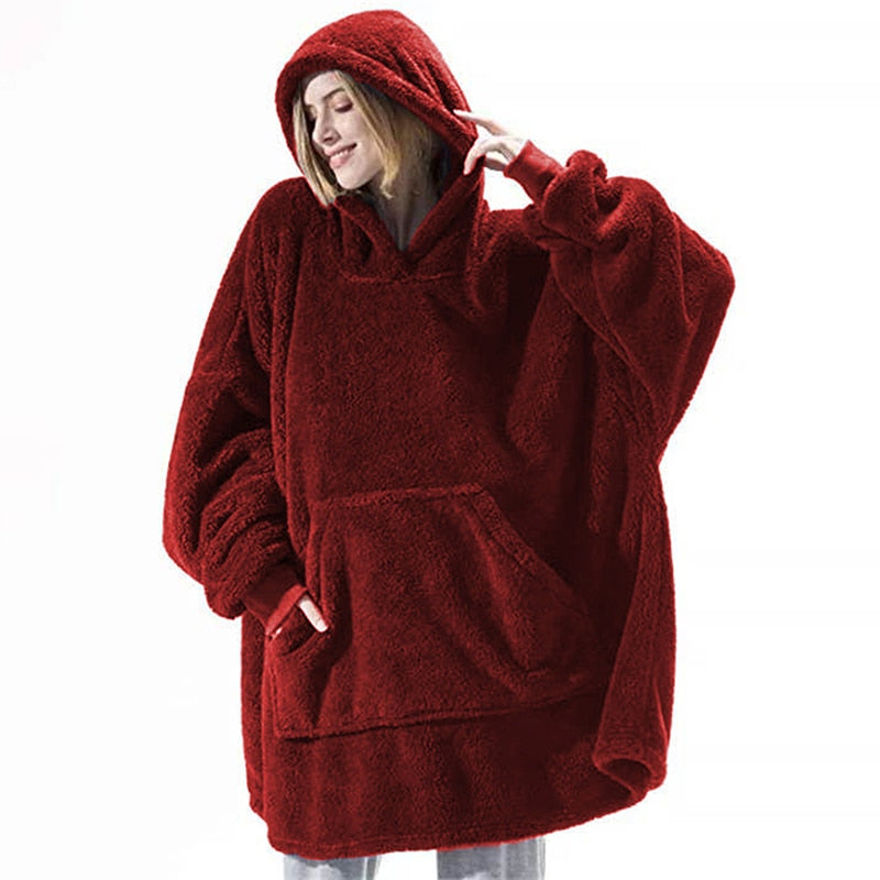 Blanket with Sleeves Oversized Hoodie