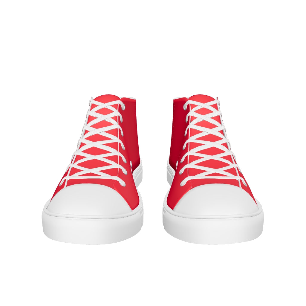 Men’s high top canvas shoes