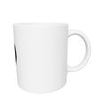 White glossy mug