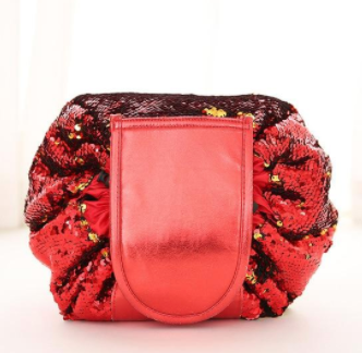 Sequins Glisten Travel Makeup Bag