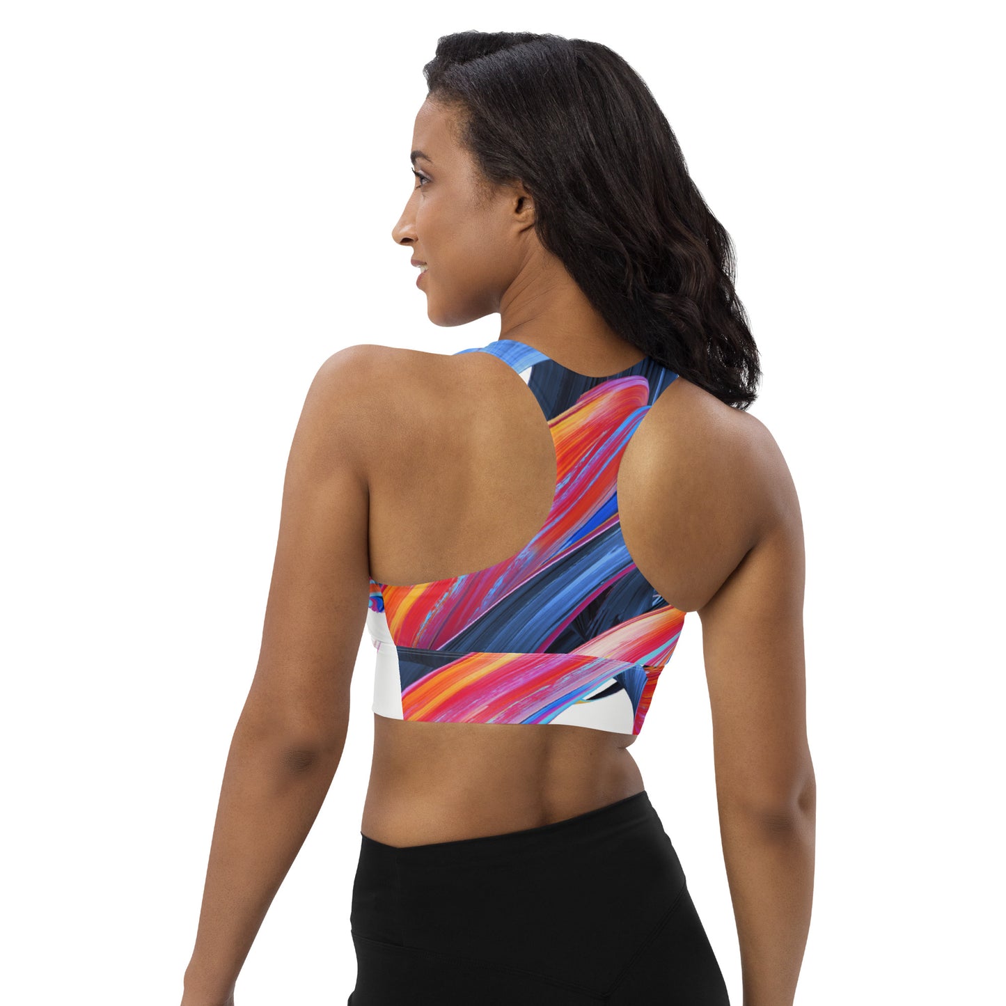 Longline sports bra