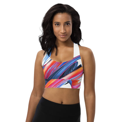 Longline sports bra