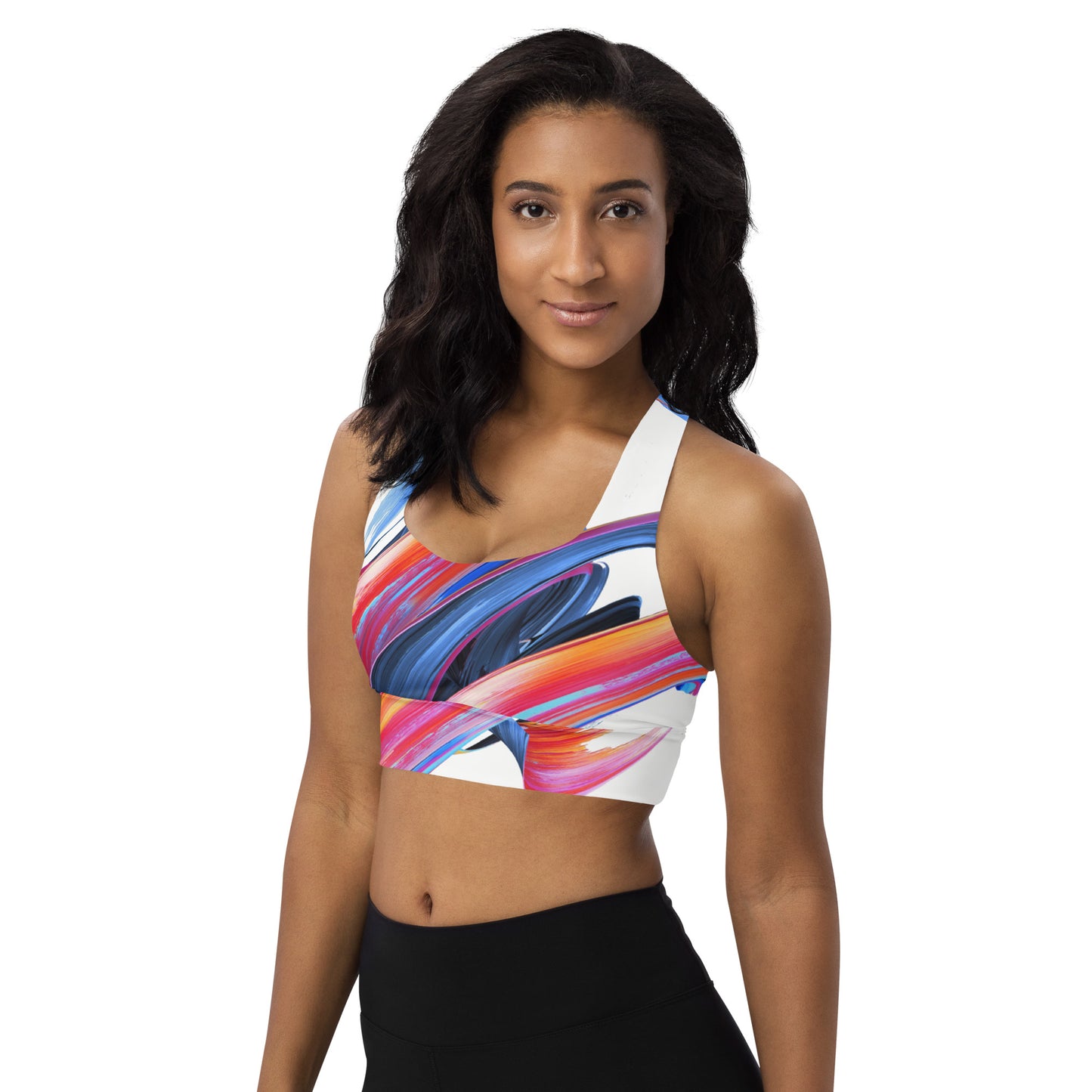 Longline sports bra