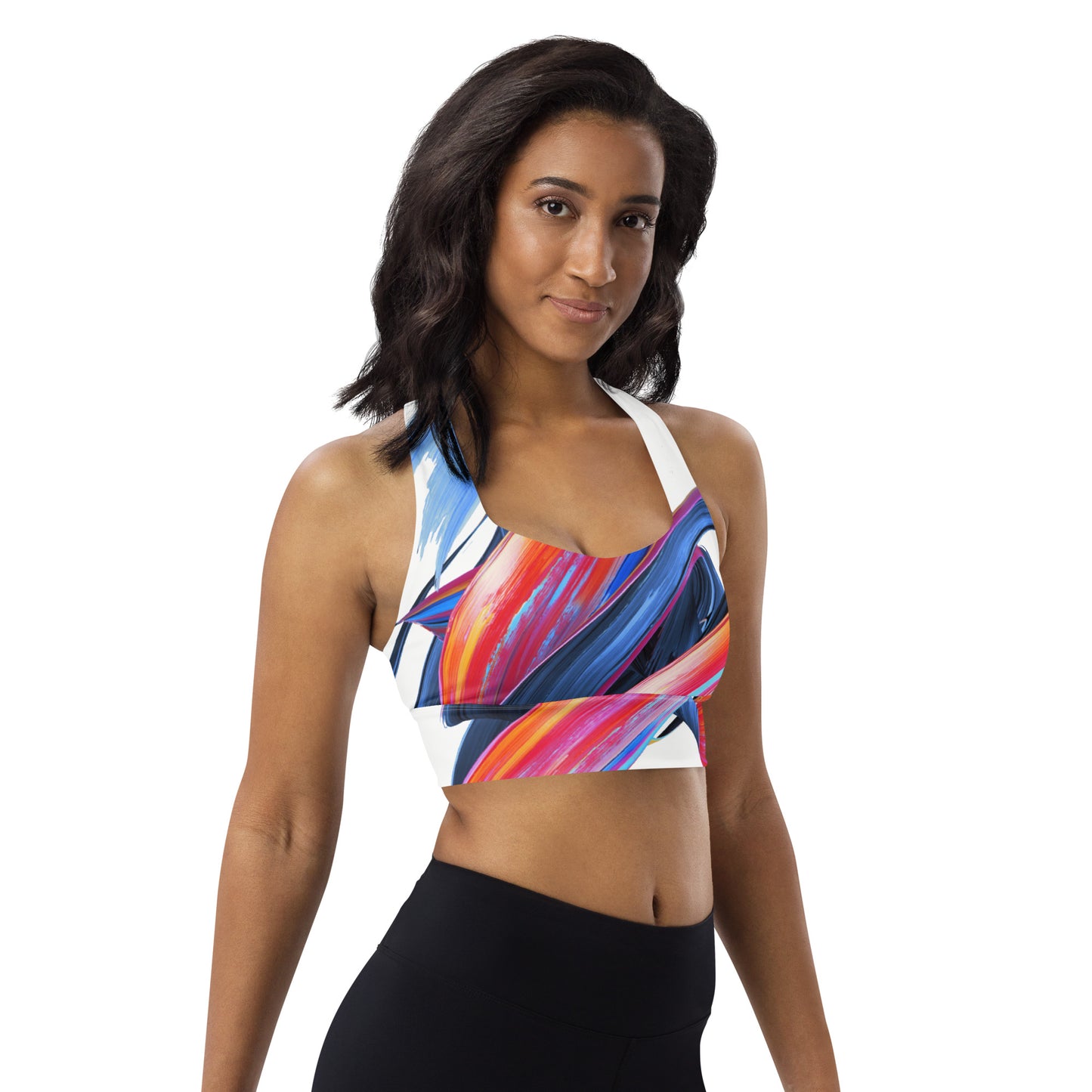 Longline sports bra