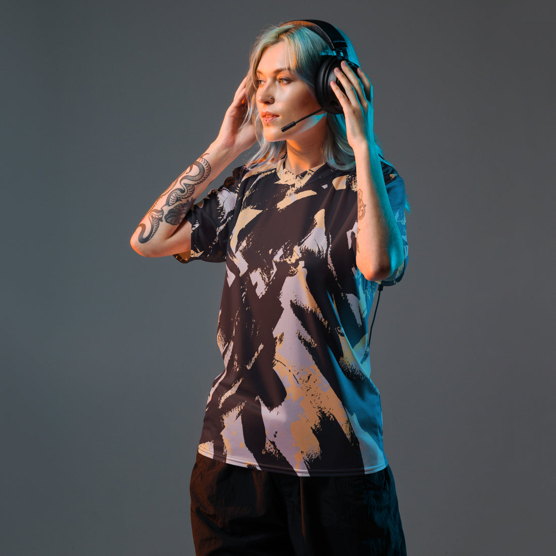 Recycled unisex sports jersey