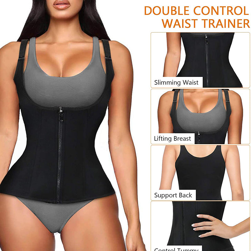 Corset Zipper Vest Body Shaper