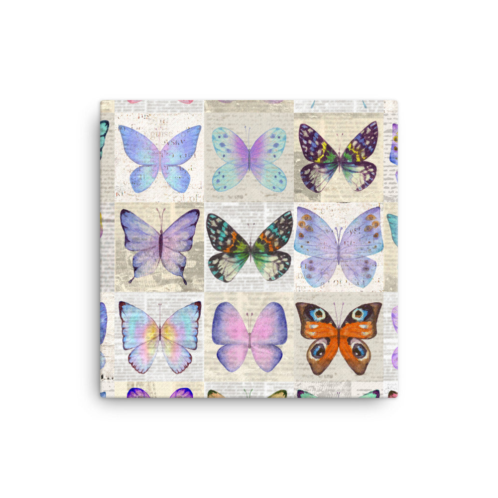 Butterflies on  Canvas