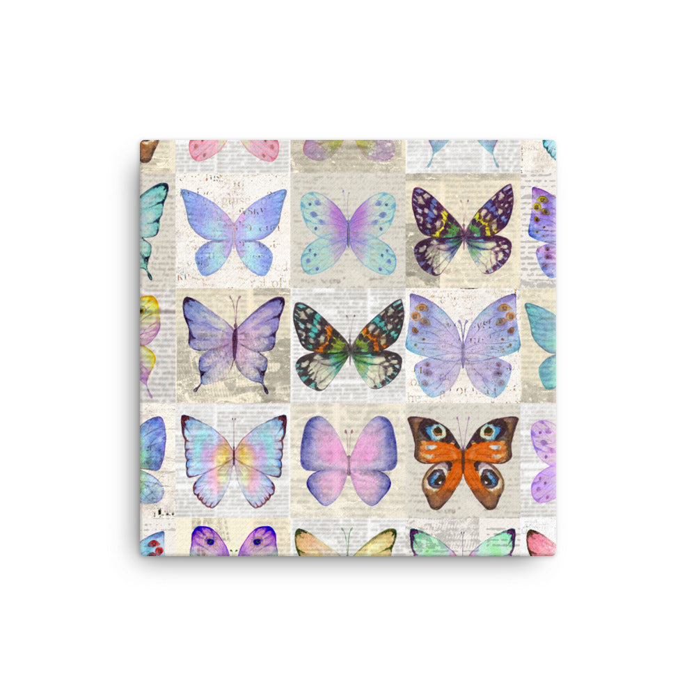 Butterflies on  Canvas