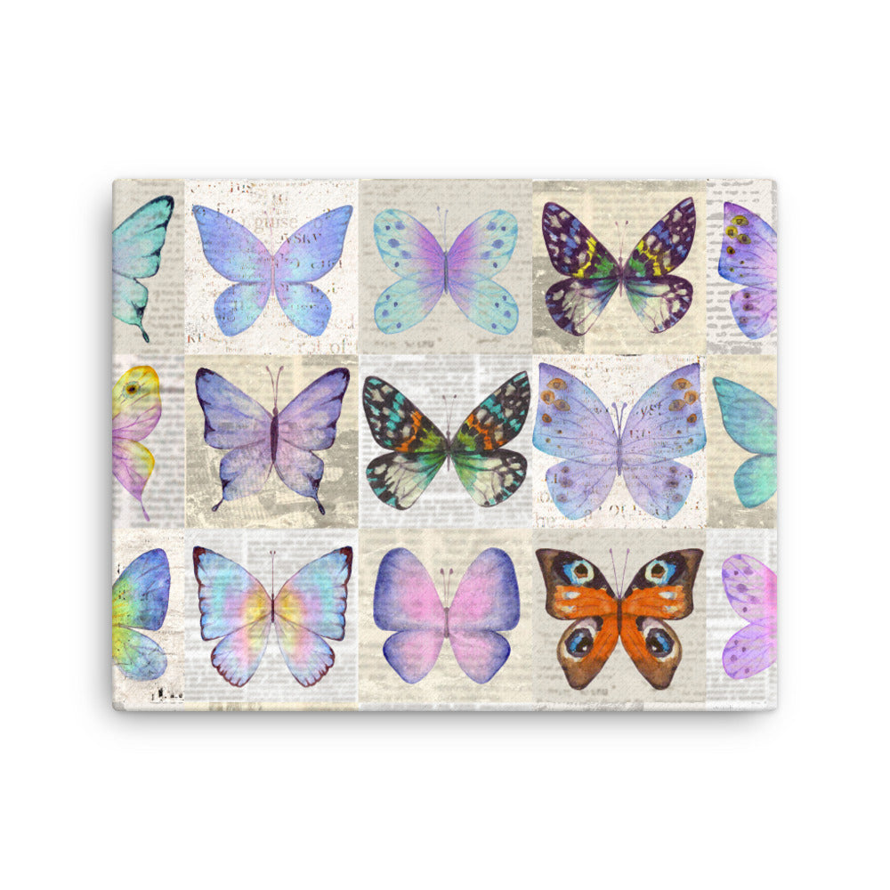 Butterflies on  Canvas