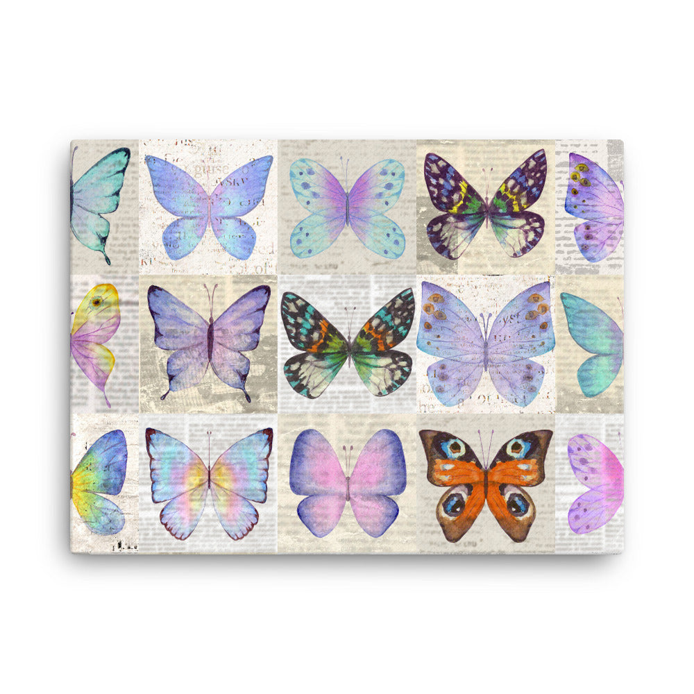 Butterflies on  Canvas