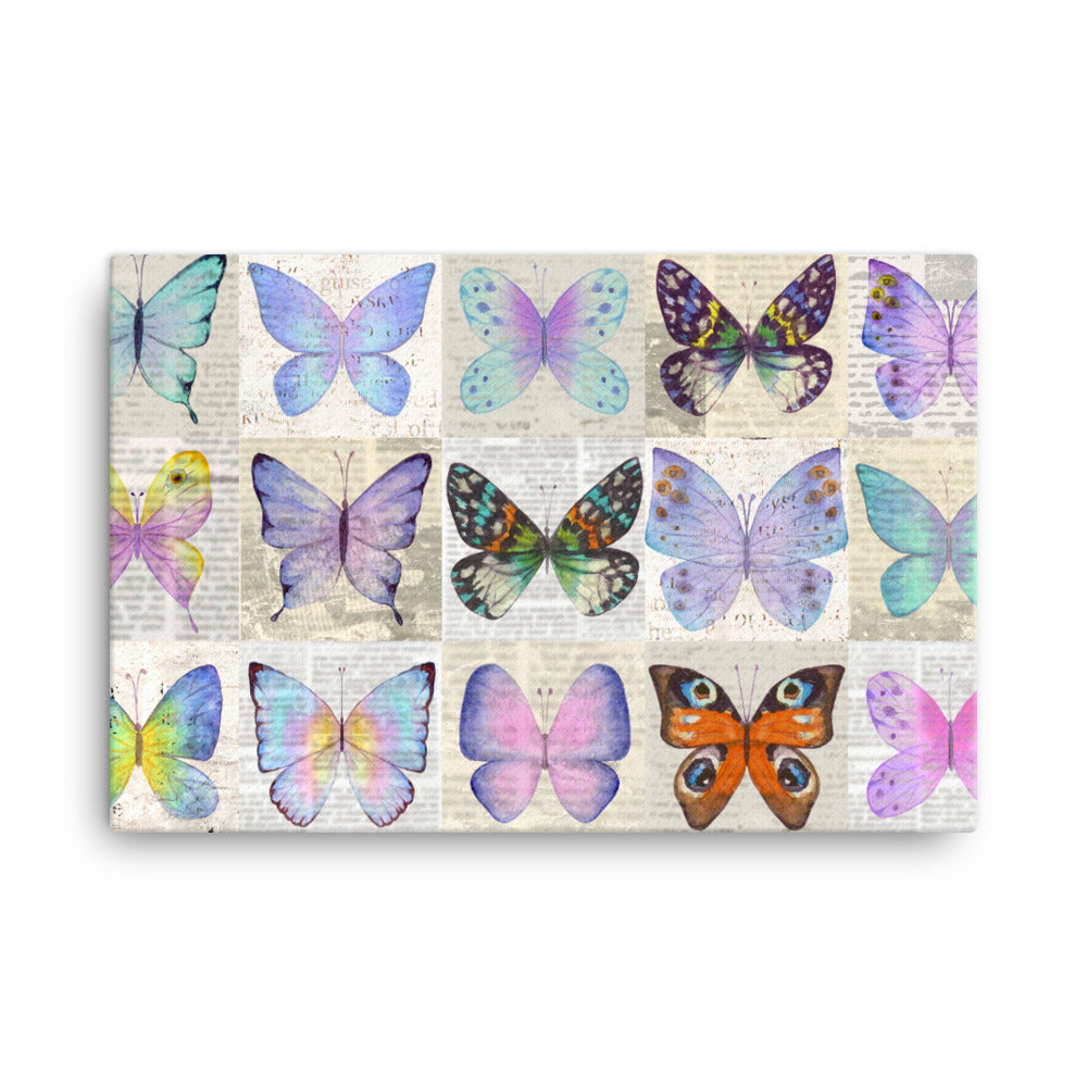 Butterflies on  Canvas