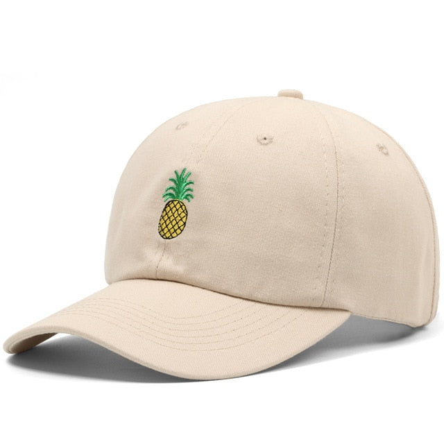 Baseball Cap Women Men Pineapple Embroidery dad hat Trucker Fashion Unisex Snapback hip hop cap Summer Hats Streetwear casquette