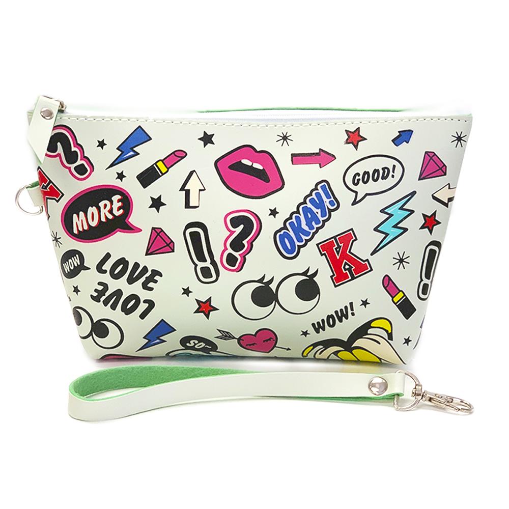 Makeup Bag Rocking In White