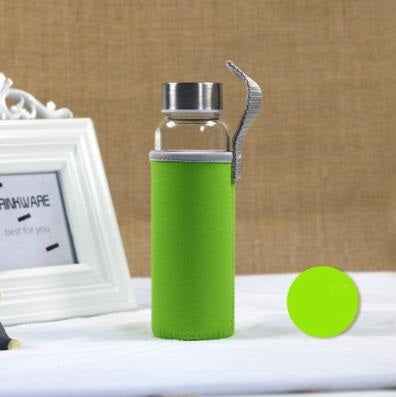 Glass Sport Water Bottle