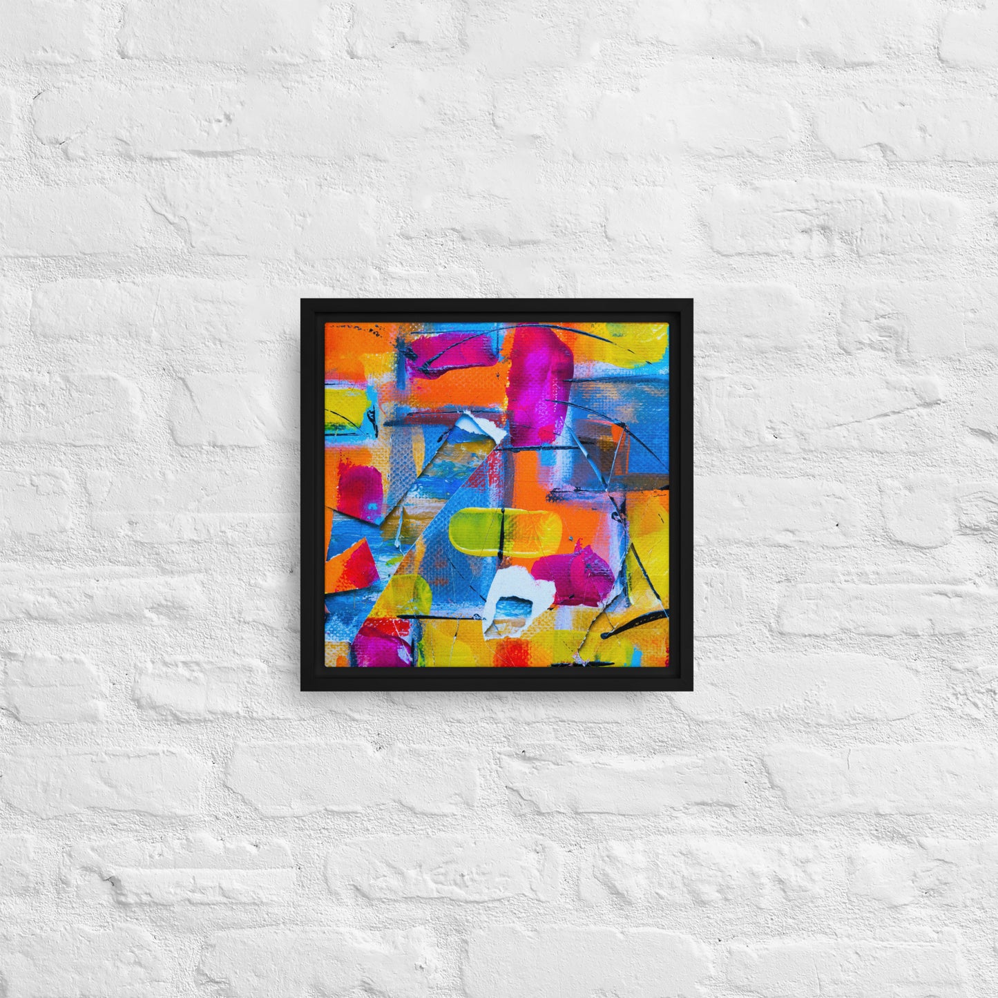 abstract art on canvas