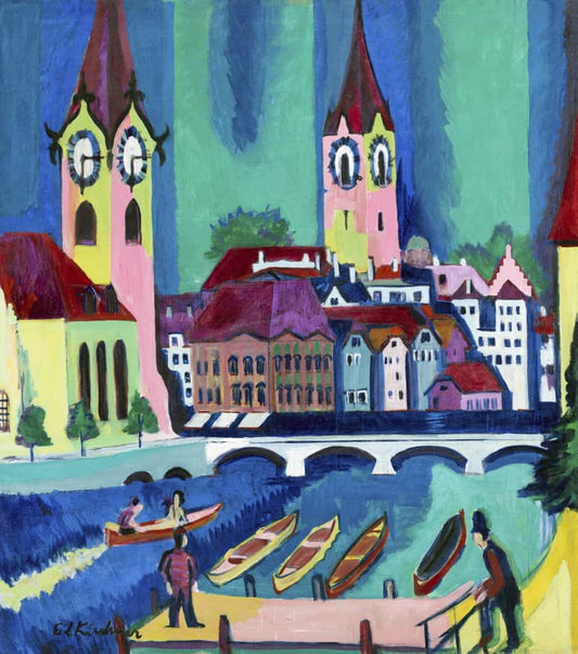 Zurich(1926) by Ernst Ludwig Kirchner