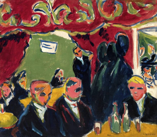 Tavern (1909) by Ernst Ludwig Kirchner