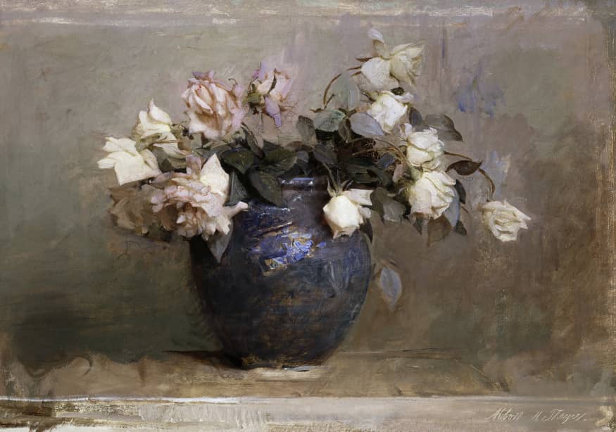 Roses (1980) by Abbott Handerson Thayer