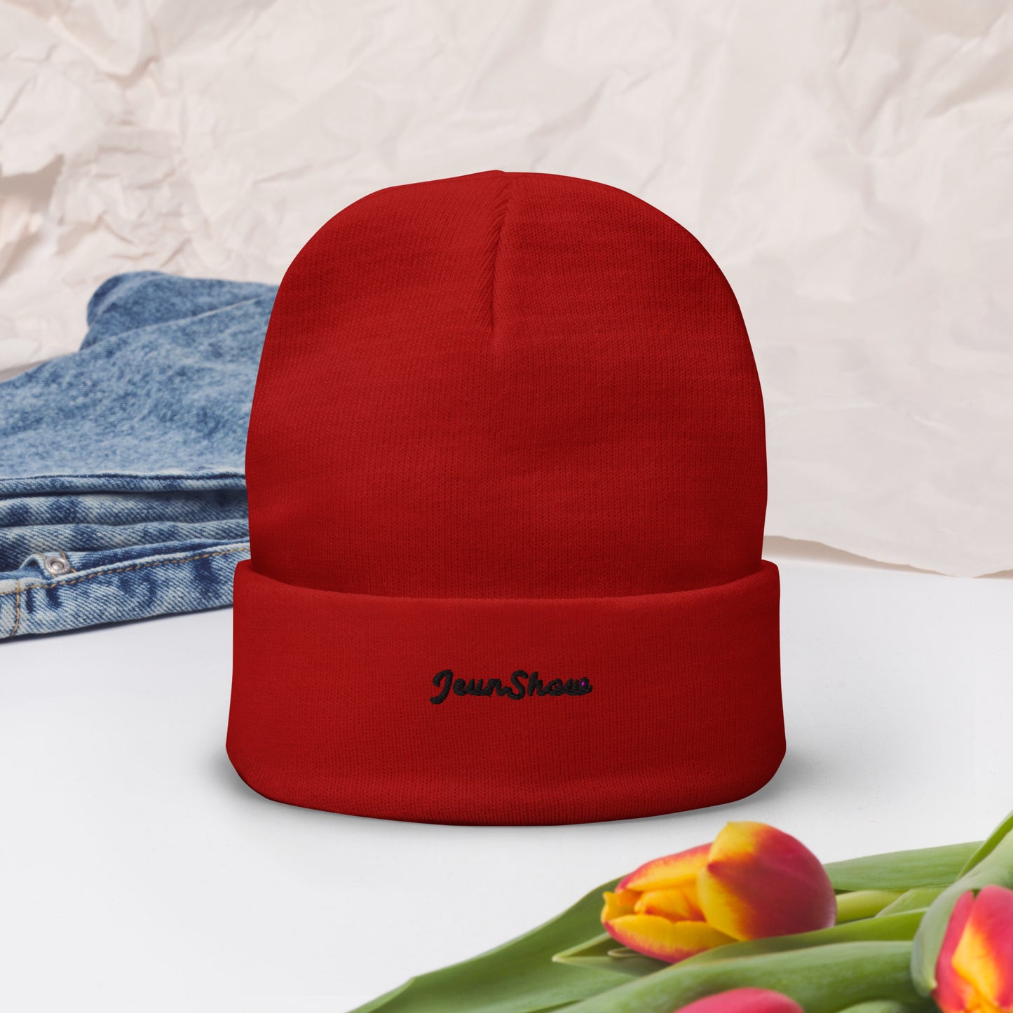 Embroidered Beanie