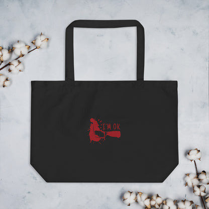 Large organic tote bag