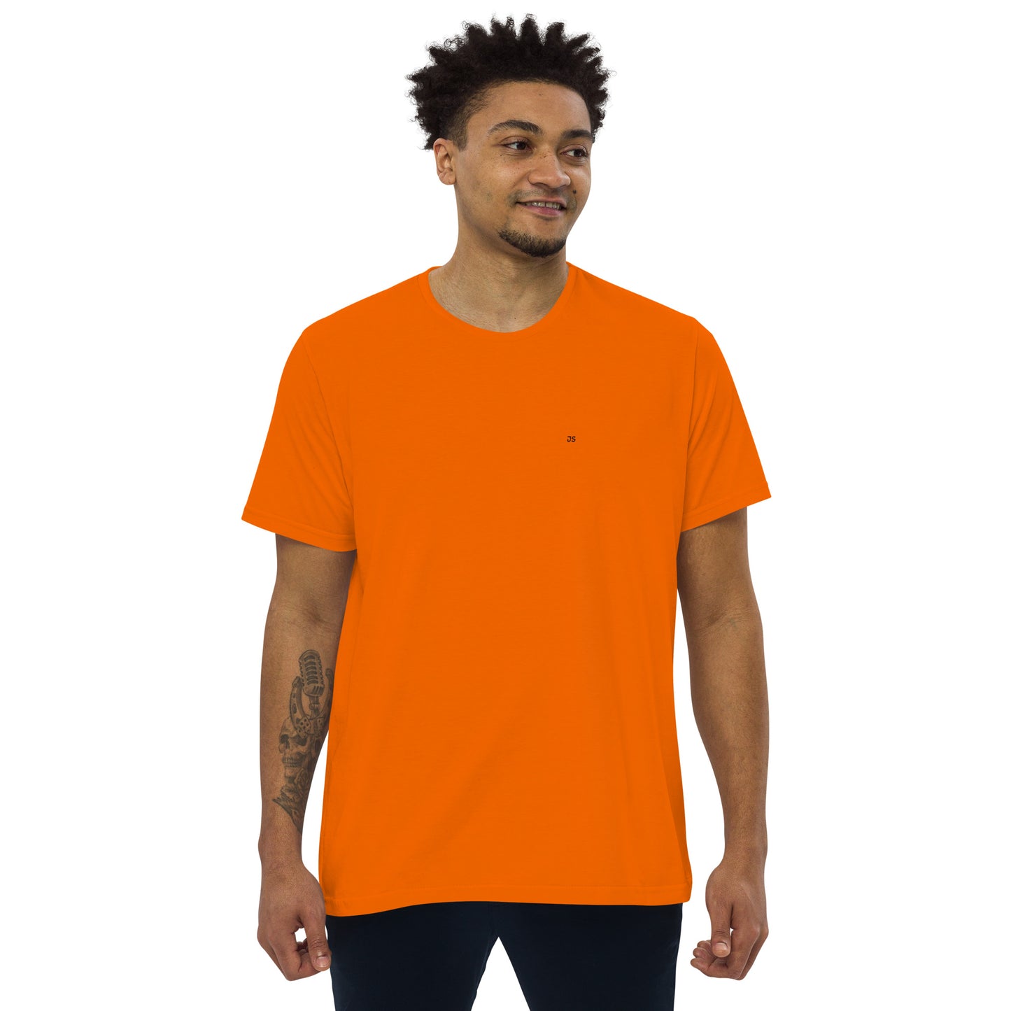 Men's fitted straight cut t-shirt